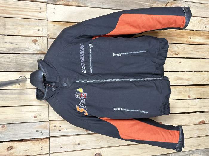 CHAQUETA T-M MOTO GARIBALDI SETE NARANJA