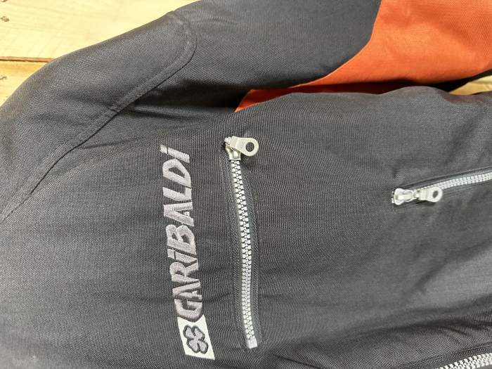 CHAQUETA T-M MOTO GARIBALDI SETE NARANJA