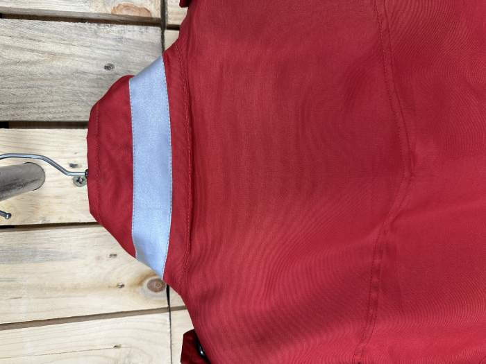 CHAQUETA T-L MUJER IMPERMEBALE ROJO