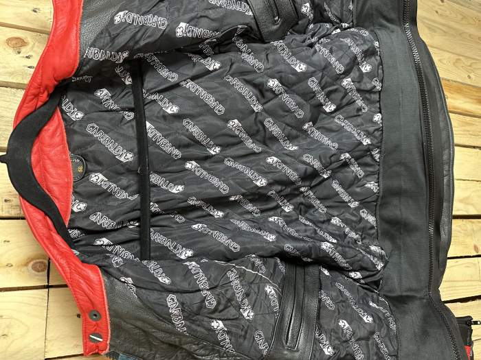 CHAQUETA T-XL MOTO GARIBALDI ROJO 56