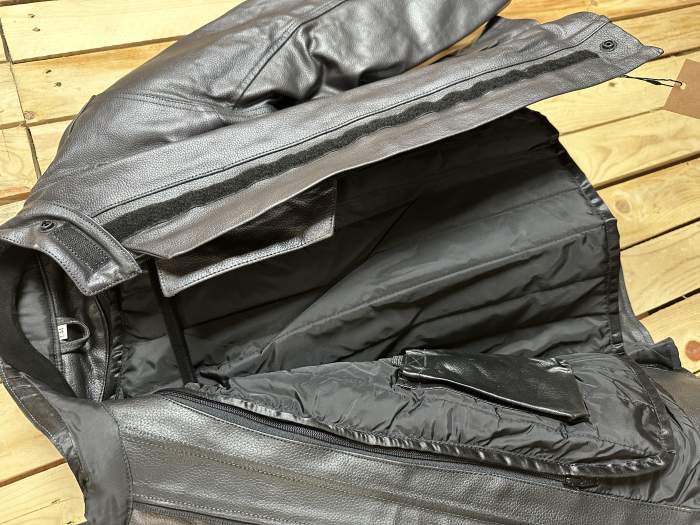 CHAQUETA T-M MUJER MOTO GARIBALDI GRIS OSCURO