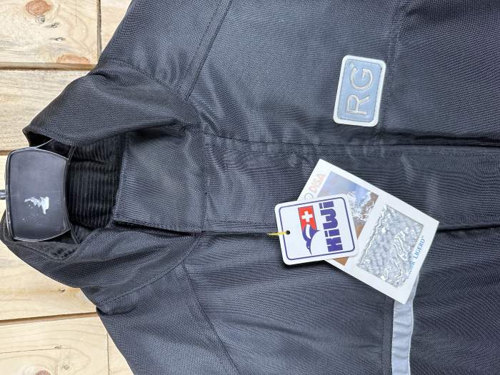 CHAQUETA T-M DE MOTO KIWI NEGRO