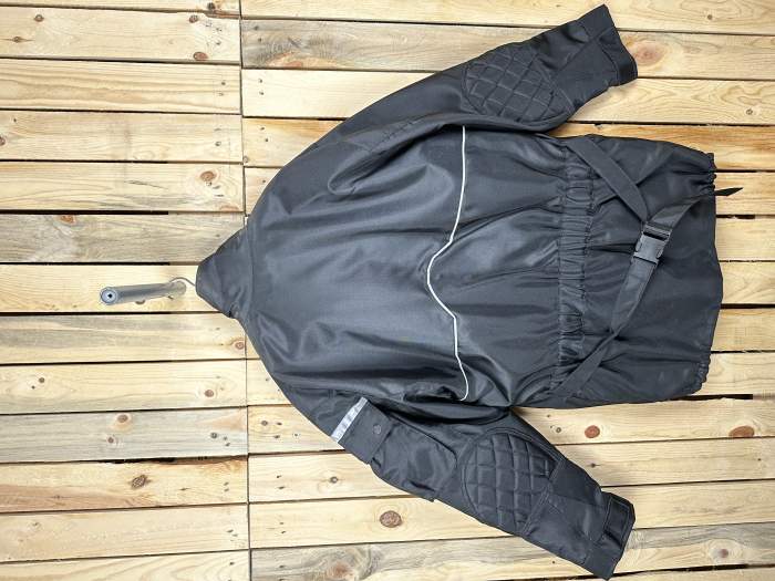 CHAQUETA T-M DE MOTO KIWI NEGRO
