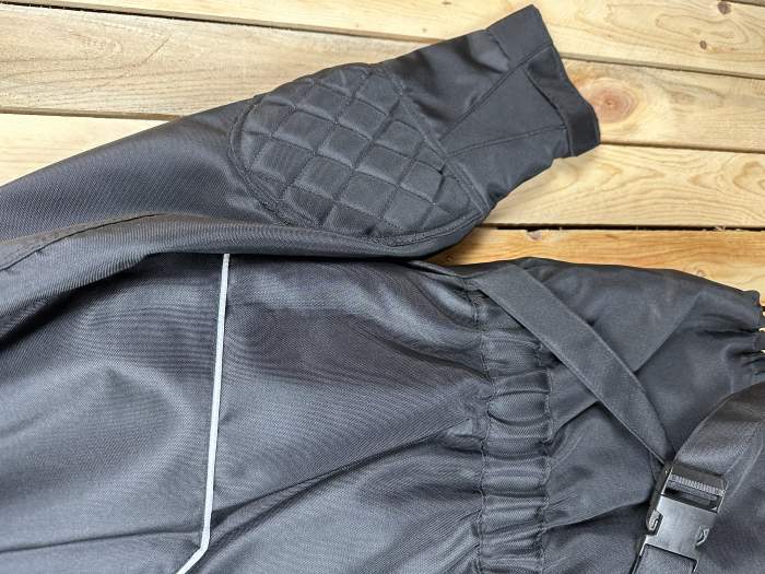 CHAQUETA T-M DE MOTO KIWI NEGRO