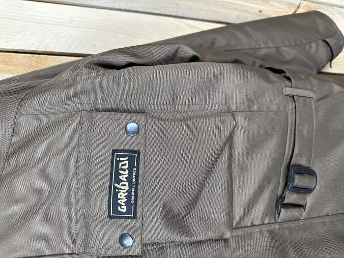 CHAQUETA T-M DE MOTO GARIBALDI MARRON