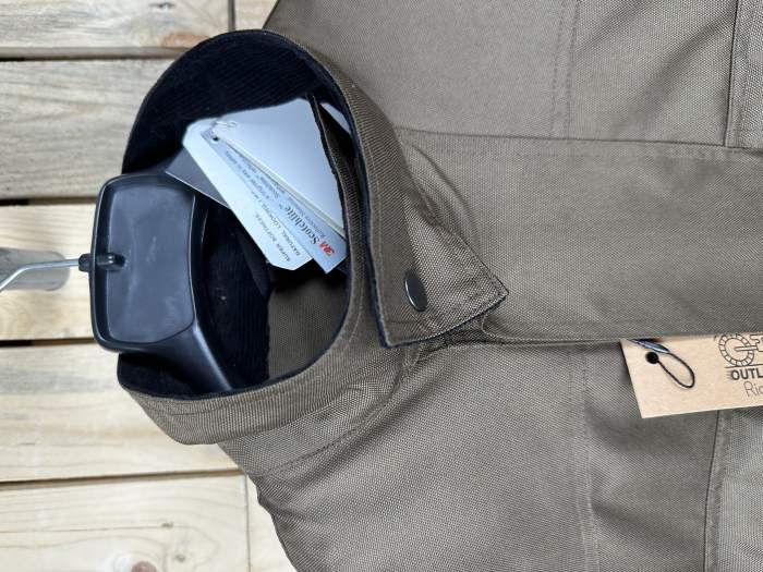 CHAQUETA T-M DE MOTO GARIBALDI MARRON