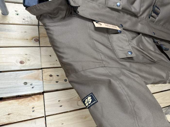 CHAQUETA T-M DE MOTO GARIBALDI MARRON