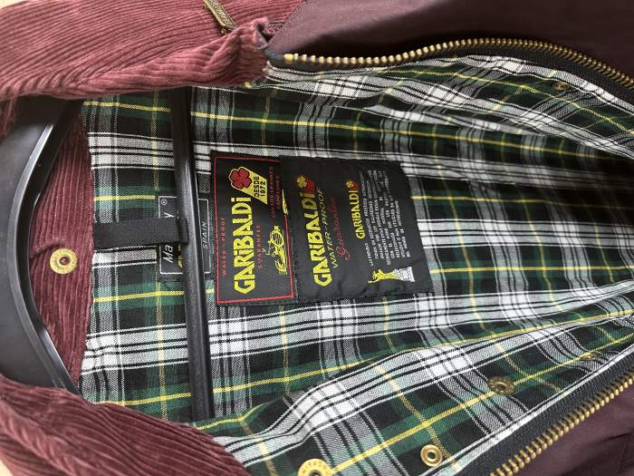 CHAQUETA T-XL DE MOTO GARIBALDI BURDEOS GR