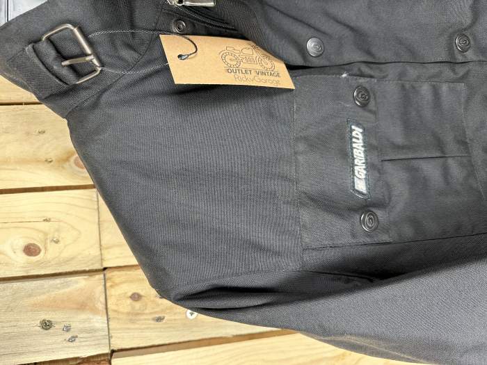 CHAQUETA T-M DE MOTO GAIRBALDI NEGRO