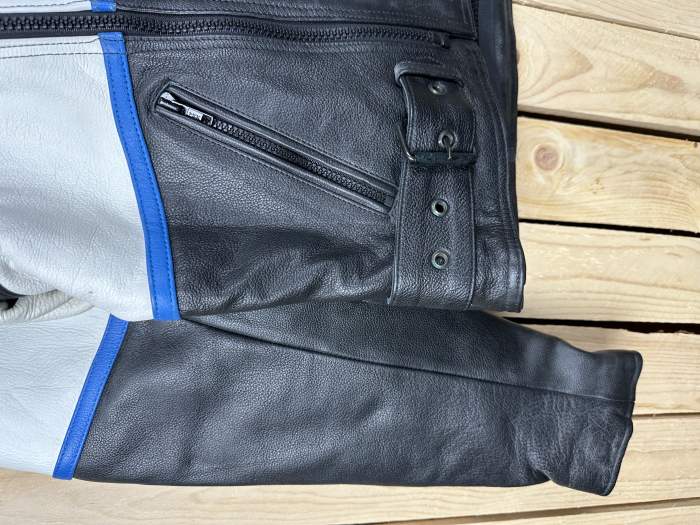 CHAQUETA T-M DE MOTO KIWI AZUL