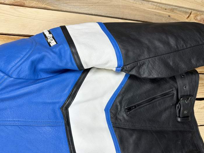 CHAQUETA T-M DE MOTO KIWI AZUL