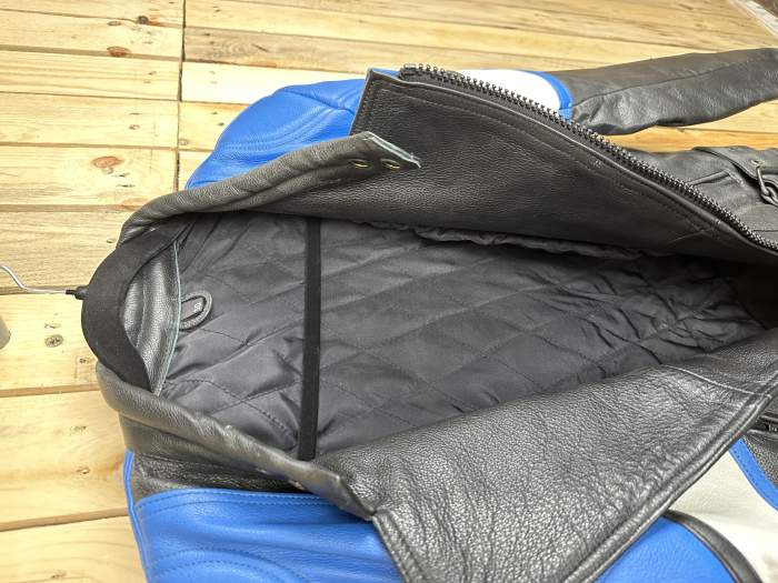 CHAQUETA T-M DE MOTO KIWI AZUL