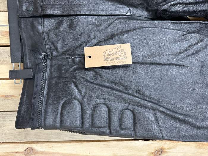 PANTALON T-2XL DE CUERO PARA MOTO GARIBALDI
