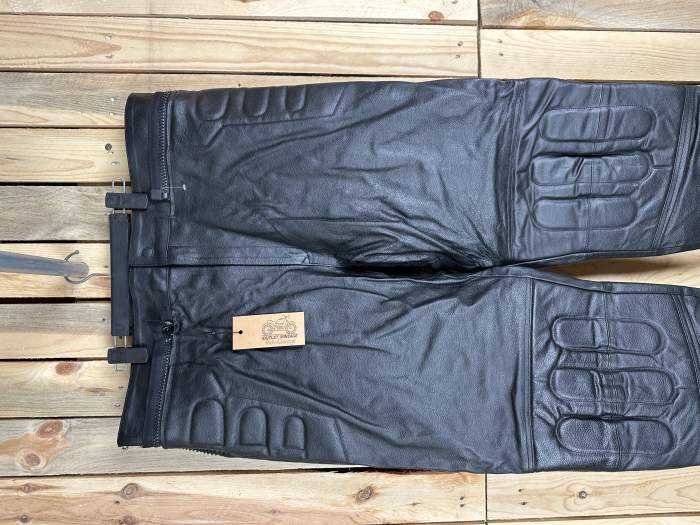 PANTALON T-2XL DE CUERO PARA MOTO GARIBALDI