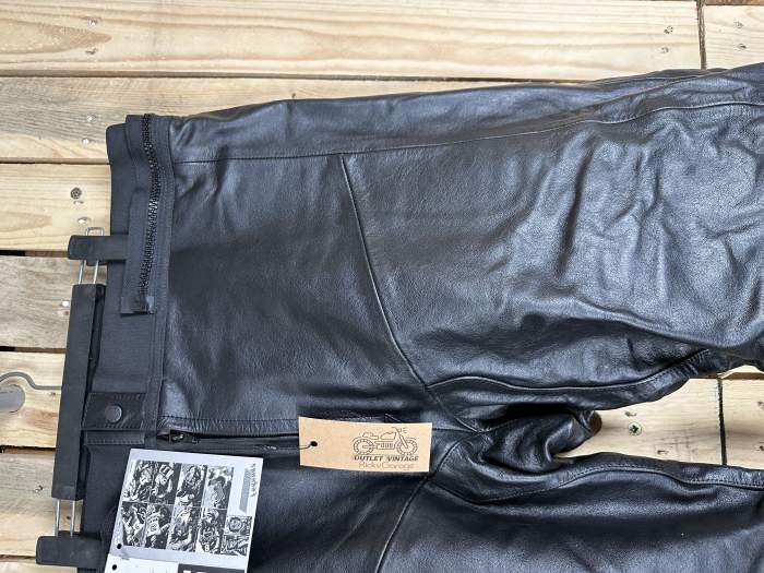 PANTALON T-3XL DE CUERO PARA MOTO GARIBALDI 1