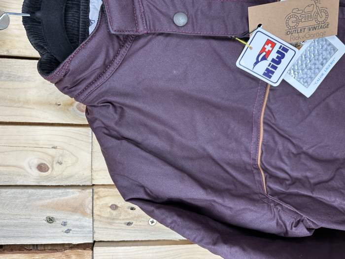 CHAQUETA T-M IMPERMEABLE KIWI GRASA BURDEOS