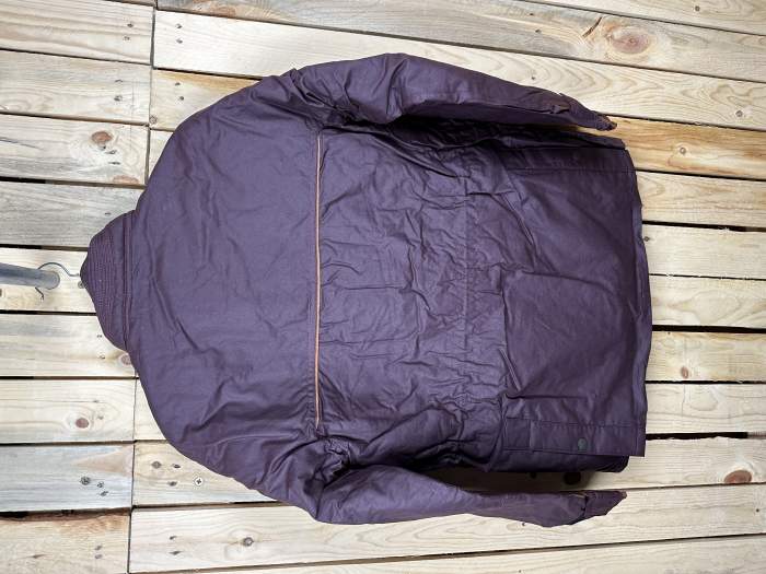 CHAQUETA T-M IMPERMEABLE KIWI GRASA BURDEOS