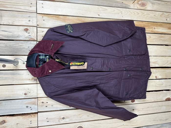 CHAQUETA T-M DE MOTO GARIBALDI GRANATE