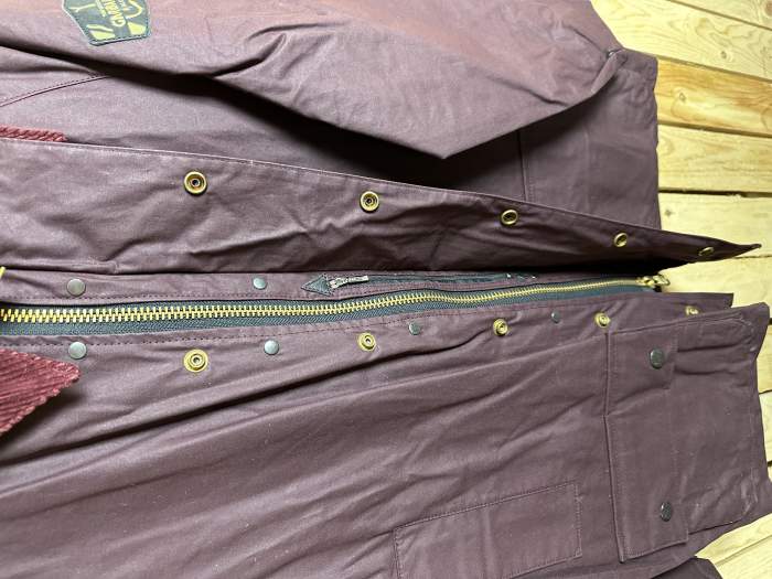 CHAQUETA T-M DE MOTO GARIBALDI GRANATE