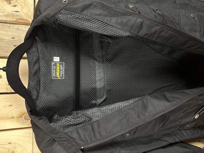 CHAQUETA T-S MOTO IMPERMEABLE GARIBALDI NEGRA 1