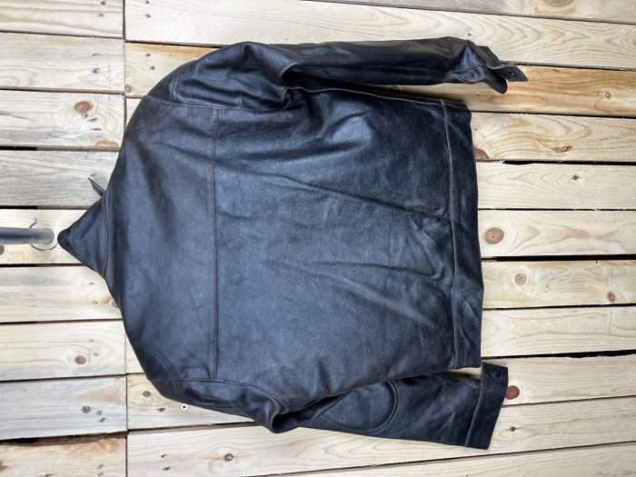 CHAQUETA T-S DE CUERO GASTADO GARIBALDI 2