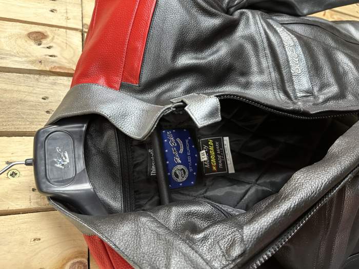 CHAQUETA T-S DE MOTO GARIBALDI BLUE BIKER NEGRO