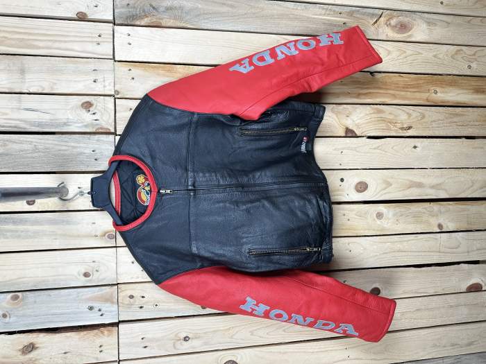 CHAQUETA T-M MOTO GARIBALDI HONDA NEGRO 50