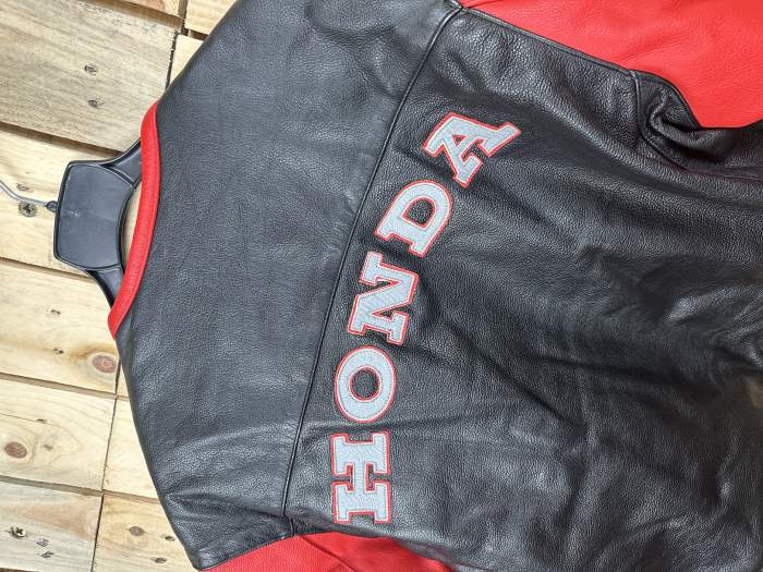 CHAQUETA T-M MOTO GARIBALDI HONDA NEGRO 50