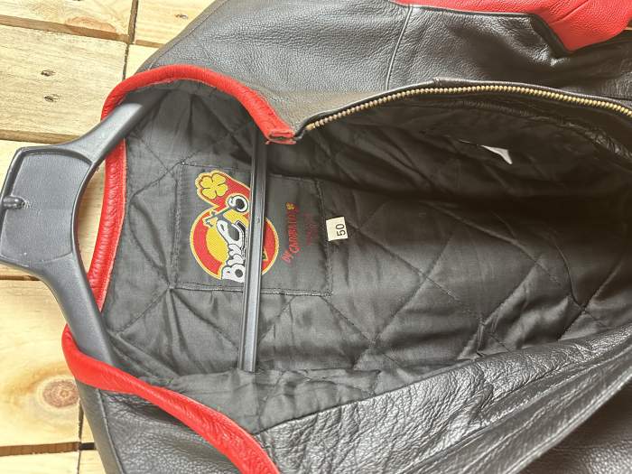 CHAQUETA T-M MOTO GARIBALDI HONDA NEGRO 50