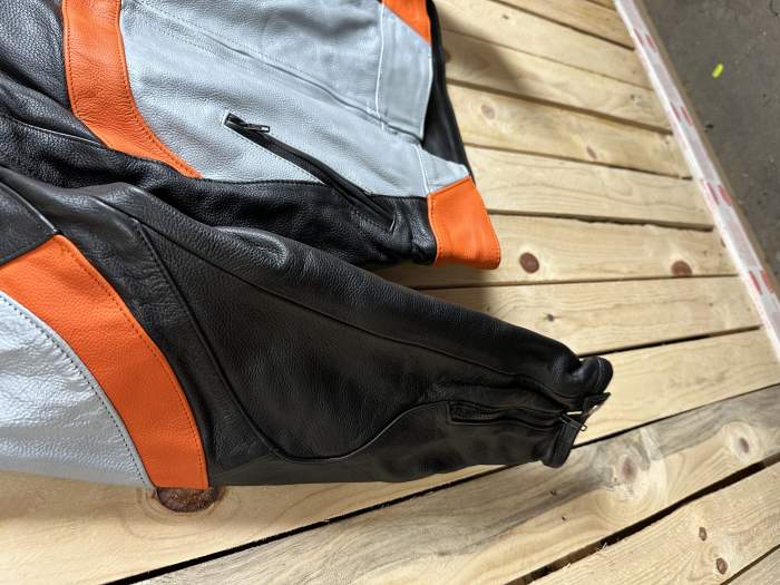 CHAQUETA T-L MOTO GARIBALDI NARANJA