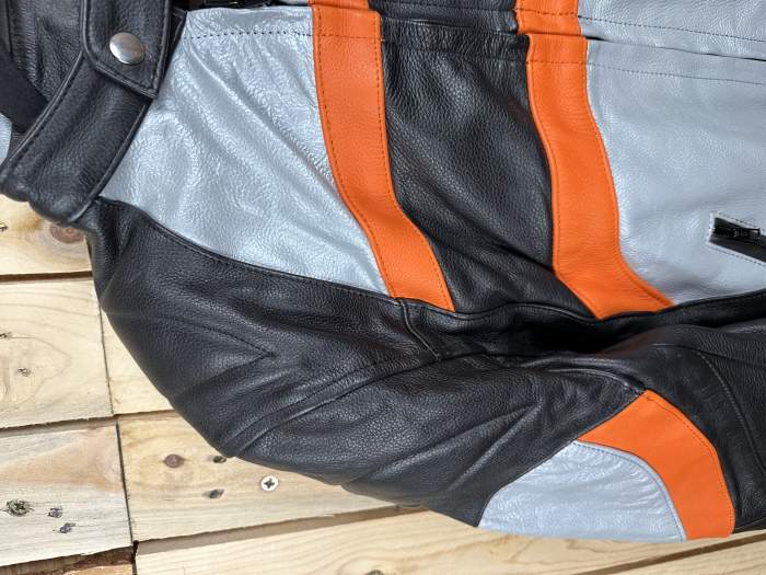 CHAQUETA T-L MOTO GARIBALDI NARANJA