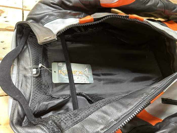 CHAQUETA T-L MOTO GARIBALDI NARANJA