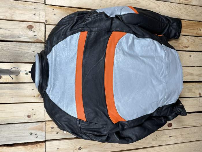 CHAQUETA T-L MOTO GARIBALDI NARANJA