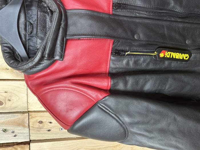 CHAQUETA T-M DE MOTO SAFETY NEGRA
