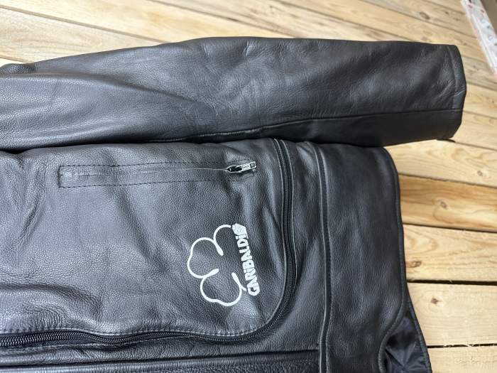 CHAQUETA T-M DE MOTO SAFETY NEGRA
