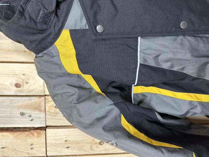 CHAQUETA T-M DE MOTO GARIBALDI NEGRO VINTAGE