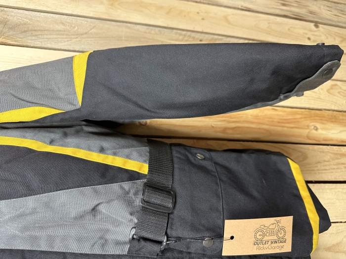 CHAQUETA T-M DE MOTO GARIBALDI NEGRO VINTAGE