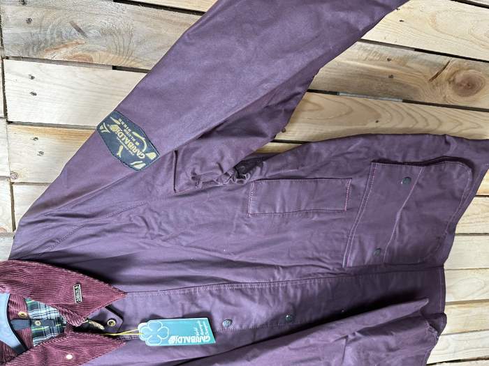 CHAQUETA T-L DE MOTO GARIBALDI BURDEOS 54