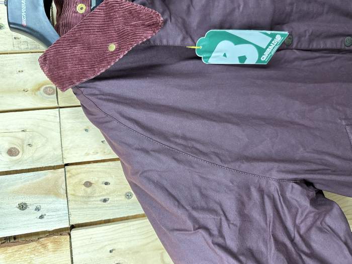 CHAQUETA T-3XL DE MOTO GARIBALDI BURDEOS 62
