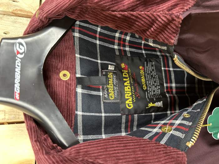 CHAQUETA T-3XL DE MOTO GARIBALDI BURDEOS 62