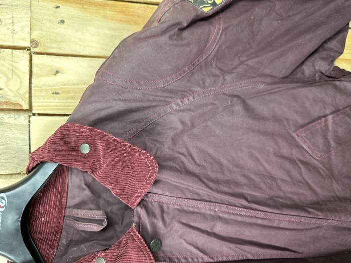 CHAQUETA T-XL DE MOTO GARIBALDI BURDEOS GR1