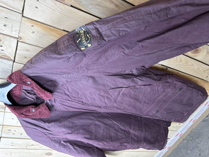CHAQUETA T-XL DE MOTO GARIBALDI BURDEOS GR1