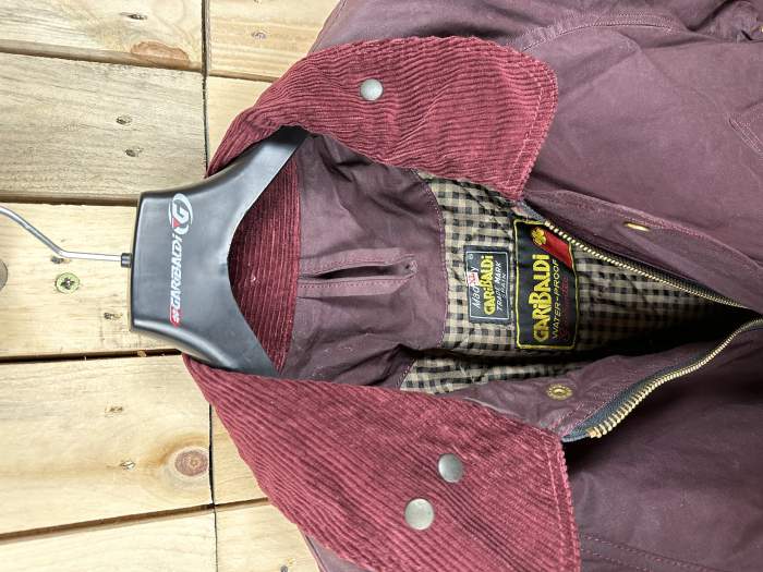 CHAQUETA T-XL DE MOTO GARIBALDI BURDEOS GR1