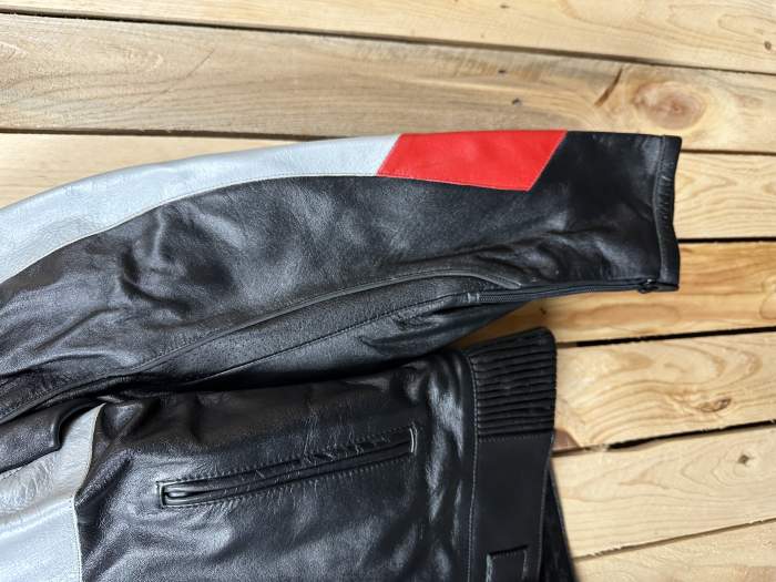 CHAQUETA T-M DE MOTO GARIBALDI NEGRA 4