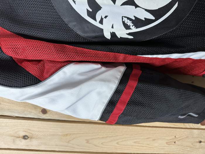 CHAQUETA T-S DE MOTO GARIBALDI PACIFIC ROJO