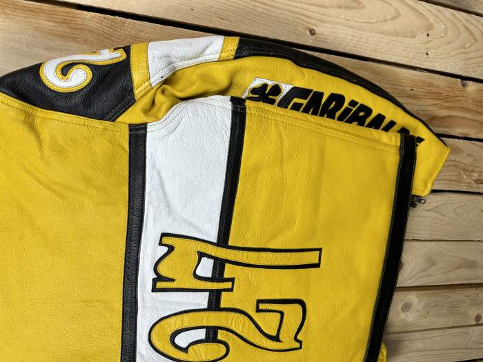 CHAQUETA T-S DE MOTO GARIBALDI AMARILLO 27 B