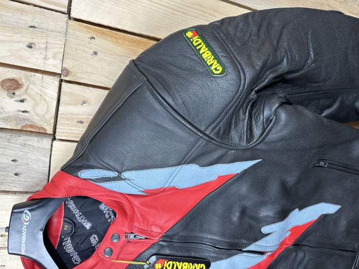 CHAQUETA T-L MOTO GARIBALDI ROJO 54