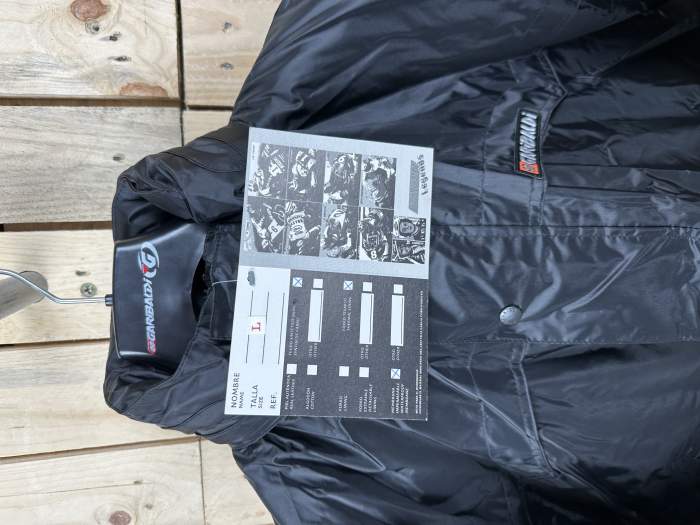 CHAQUETA T-L IMPERMEABLE GARIBALDI GRIS