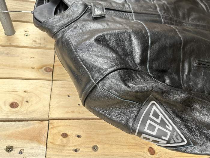 CHAQUETA T-M DE MOTO GARIBALDI NEGRA 5