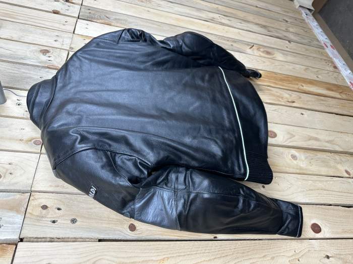 CHAQUETA T-XS DE MOTO GARIBALDI 1 NEGRA